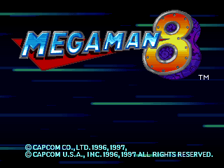 Mega Man 8 Title Screen